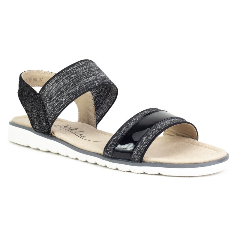 Sandali in pelle Filippo DS755/19 Bk nero 1