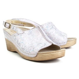 Sandali Filippo 2216-160-01-1 Figa grigia bianco rosa grigio 2