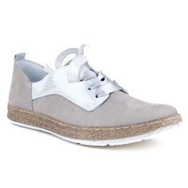Scarpa Filippo 511S grigio nabuk argento 1