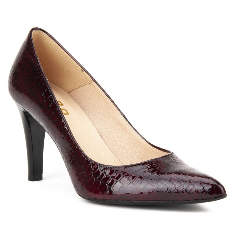 Pompe Filippo F155 Bordo Coccodrillo rosso 1