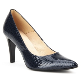 Navette Filippo F155 Granat Crocodile blu navy 1