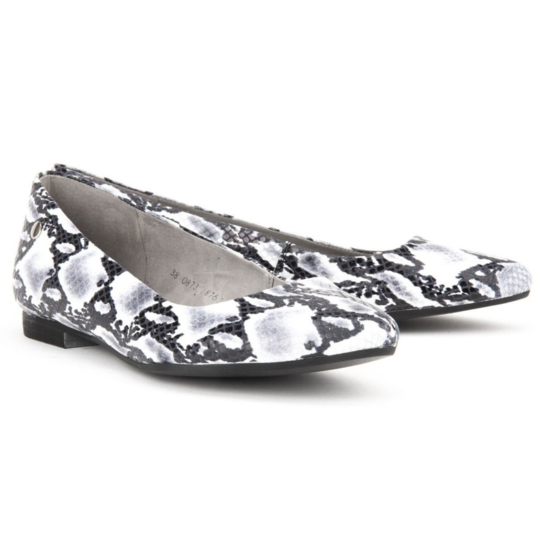 Scarpe Filippo 00873-62/00-5 Snake Nero e Bianco bianca grigio 2