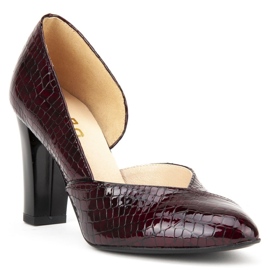 Pompe Filippo F280 Bordo Coccodrillo rosso 1