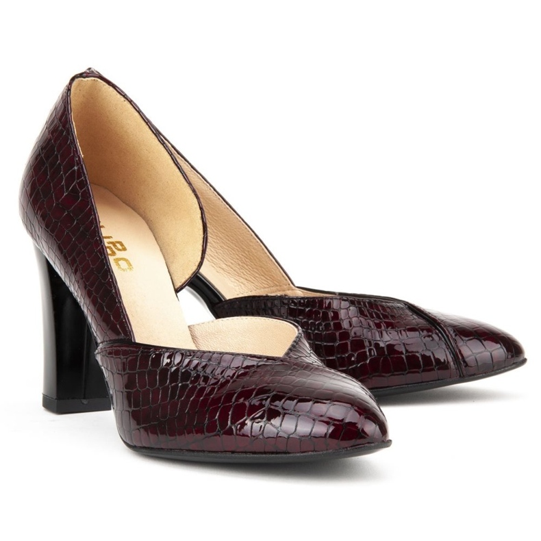 Pompe Filippo F280 Bordo Coccodrillo rosso 2