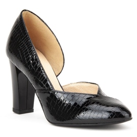 Décolleté Filippo F280 Coccodrillo Nero 1