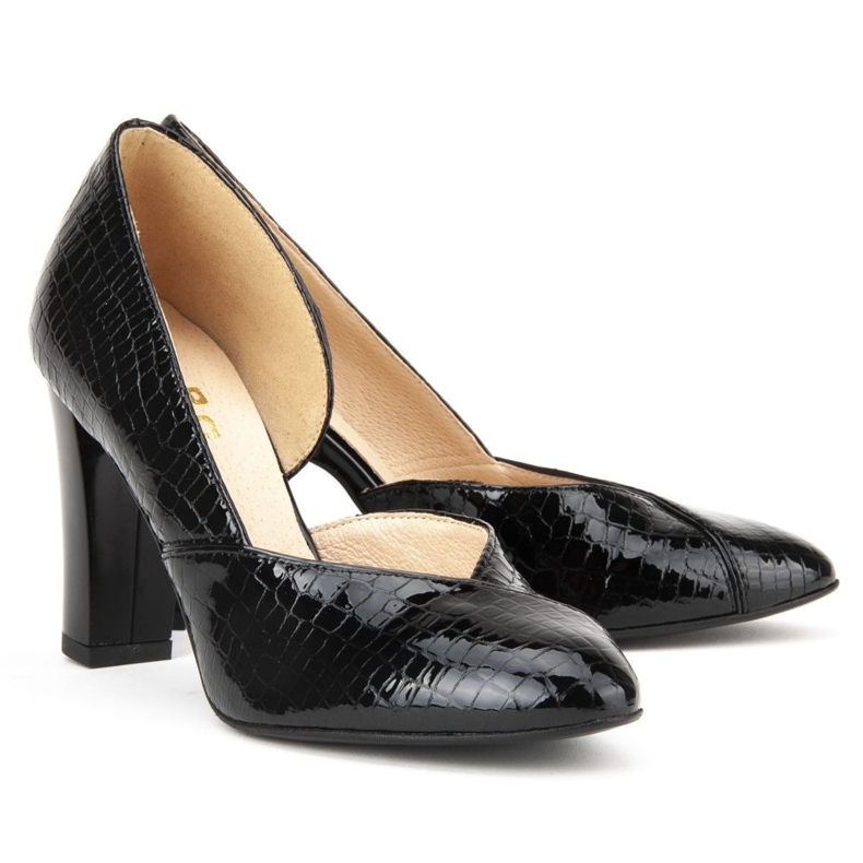 Décolleté Filippo F280 Coccodrillo Nero 2