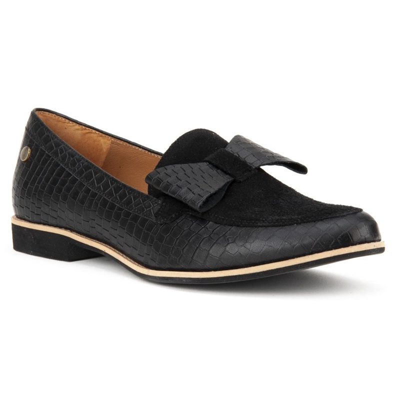Filippo 04099-61/00-1 Scarpe Coccodrillo Nere nero 1