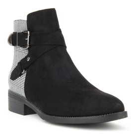 Filippo DBT969 / 19 Bk Gr Stivali neri nero grigio 2