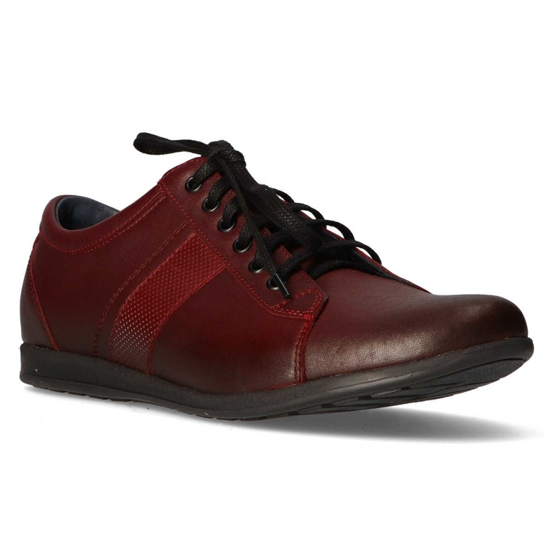 Scarpa in pelle Filippo 2063 bordeaux rosso 1