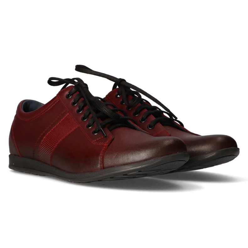 Scarpa in pelle Filippo 2063 bordeaux rosso 2