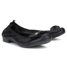 Filippo 477 Ballerine Black Grain nero 2