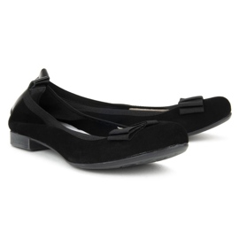 Filippo 480 Ballerine in camoscio nero 2
