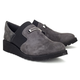 Filippo 010 Scarpe in camoscio grigio 2
