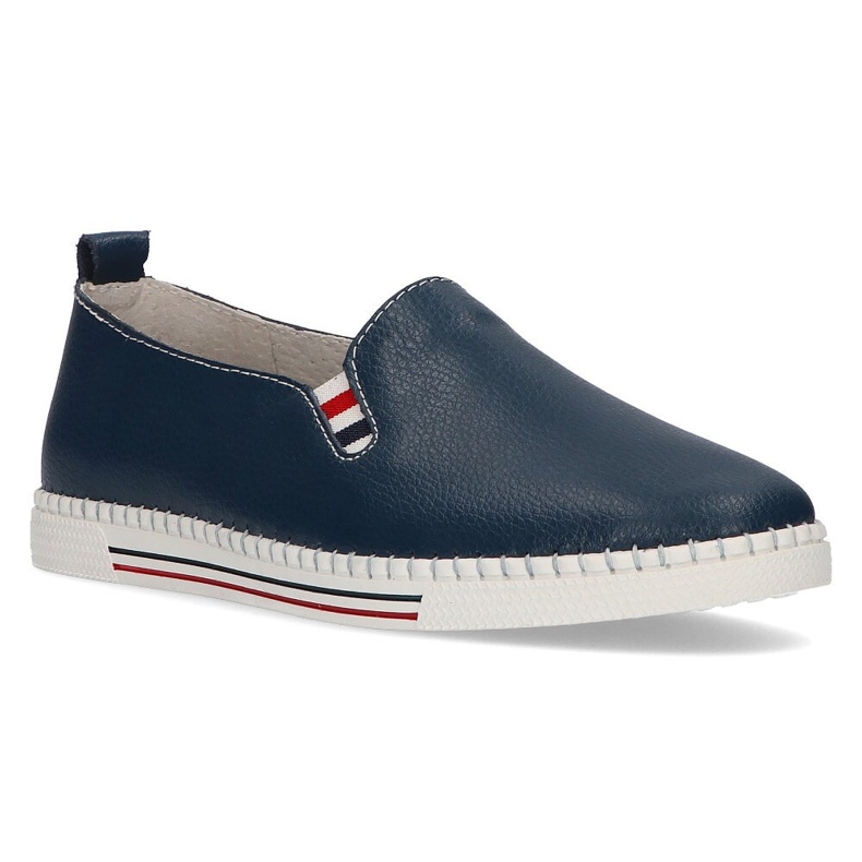 Scarpa in pelle FILIPPO DP066/20 Nv blu navy 1