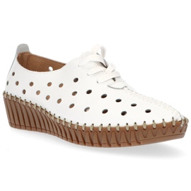 Scarpa in pelle Filippo DP1230/20 Wh bianca bianco 2
