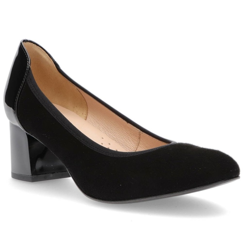 Décolleté Filippo F962 in camoscio nero 1
