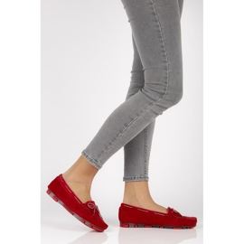 Mocassini Filippo DP1203 / 20 Rd in pelle rossi rosso 2