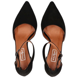 Sandali Filippo 1515 in camoscio nero 1