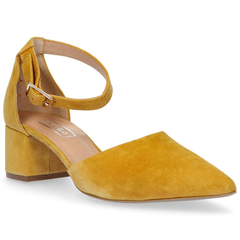 Filippo 1515 Sandali Senape in velluto giallo 1