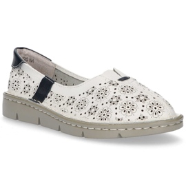 Scarpe in pelle Filippo DP1339 / 20 Wh bianco bianca 2