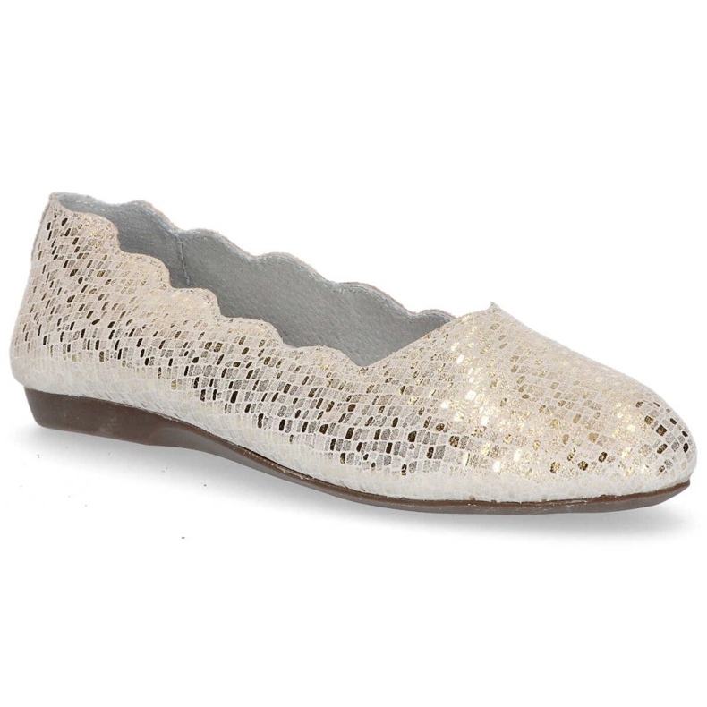 Ballerine in pelle Filippo DP1336/20 Go golden d'oro giallo 2
