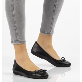 Ballerine in pelle Filippo DP038/20 Bk nere nero 2