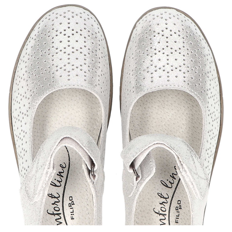Filippo DP1319/20 Si Calzature Argento d'argento grigio 1