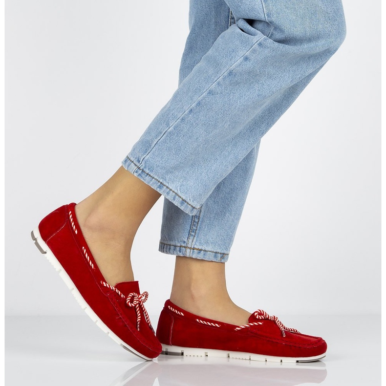 Scarpa rossa Filippo DP1403/20 Rd in pelle rosso 1
