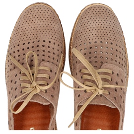 Filippo 20071 Scarpa Velour Taupe marrone 1