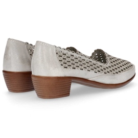 Scarpe in pelle Filippo DP748/20 Si argento 1