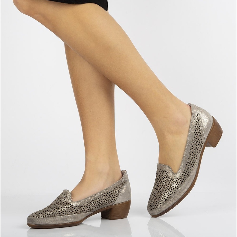 Scarpe in pelle Filippo DP1405/20 Gr grigio 1