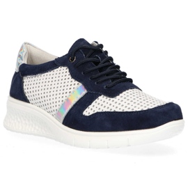 Scarpa Filippo DP1389 / 20 Wh Nv Bianco Navy blu navy giallo 2