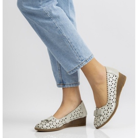 Scarpe in pelle Filippo DP752/20 Si argento d'argento 2