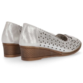Scarpe in pelle Filippo DP752/20 Si argento 1