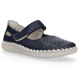 Scarpa in pelle Filippo DP1262/20 Nv blu navy 2