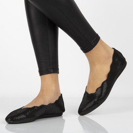 Ballerine in pelle Filippo DP1260/20 Bk nere nero 1