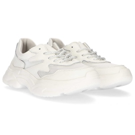Sneakers in pelle Filippo DP1410 / 20 Wh bianco bianca 2