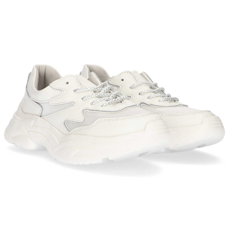 Sneakers in pelle Filippo DP1410 / 20 Wh bianco 2