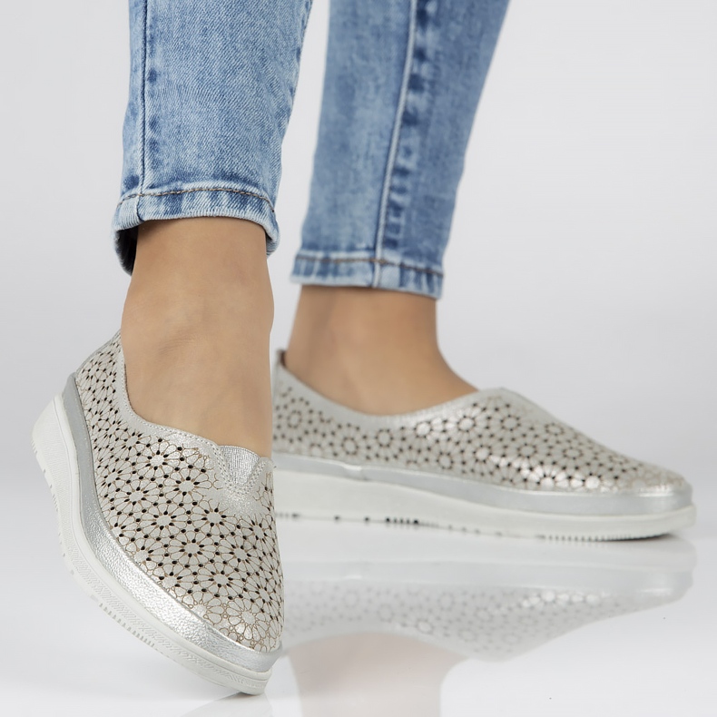 Scarpa Filippo DP1400/20 Si Argento cachi d'argento grigio verde 1