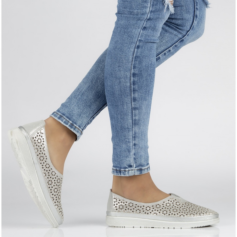 Scarpa Filippo DP1400/20 Si Argento cachi d'argento grigio verde 2