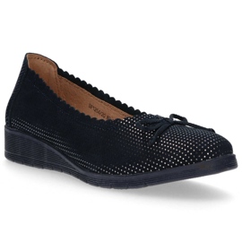 Scarpa in pelle Filippo DP1254/20 Nv blu navy 2