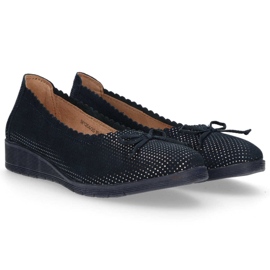 Scarpa in pelle Filippo DP1254/20 Nv blu navy 1