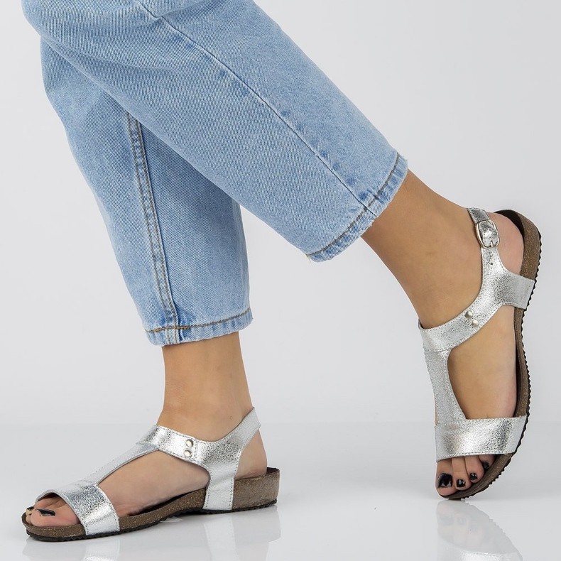 Filippo DS1271/20 Si sandali argento grigio 2