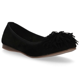 Ballerine in pelle Filippo DP1206/20 Bk nere nero 1