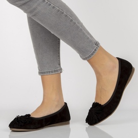 Ballerine in pelle Filippo DP1206/20 Bk nere nero 2