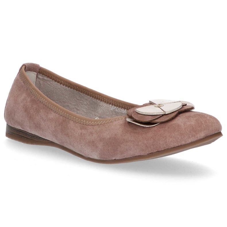 Ballerine in pelle Filippo DP1216/20 Sd sabbia beige marrone 1