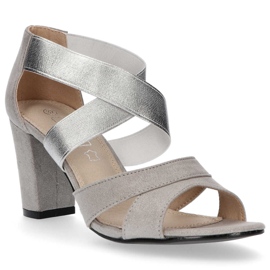 Filippo DS776/20 Si Sandali in argento grigio 2
