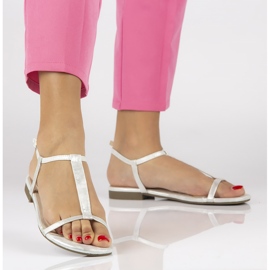 Filippo DS1297/20 Si Sandali in argento d'argento grigio 1