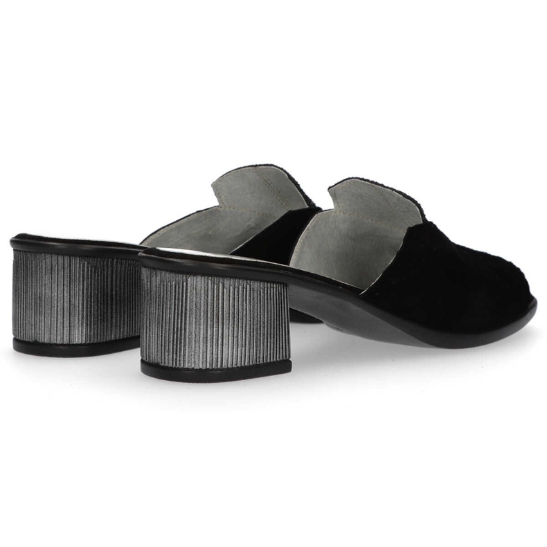 Ciabatte Filippo 1442 Paillettes Scamosciate Nere nero 1