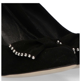 Décolleté Filippo 1430 Pelle scamosciata nera nero 1
